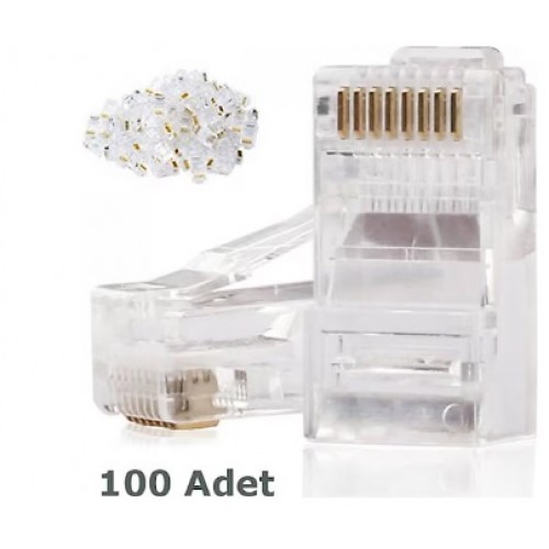 RJ45 CONNECTÖR CAT 6 100LÜ